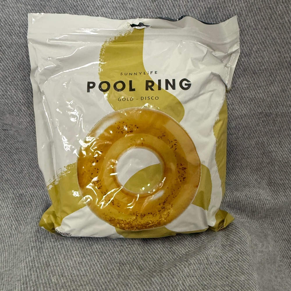 Sunnylife Gold Inflatable Pool Ring